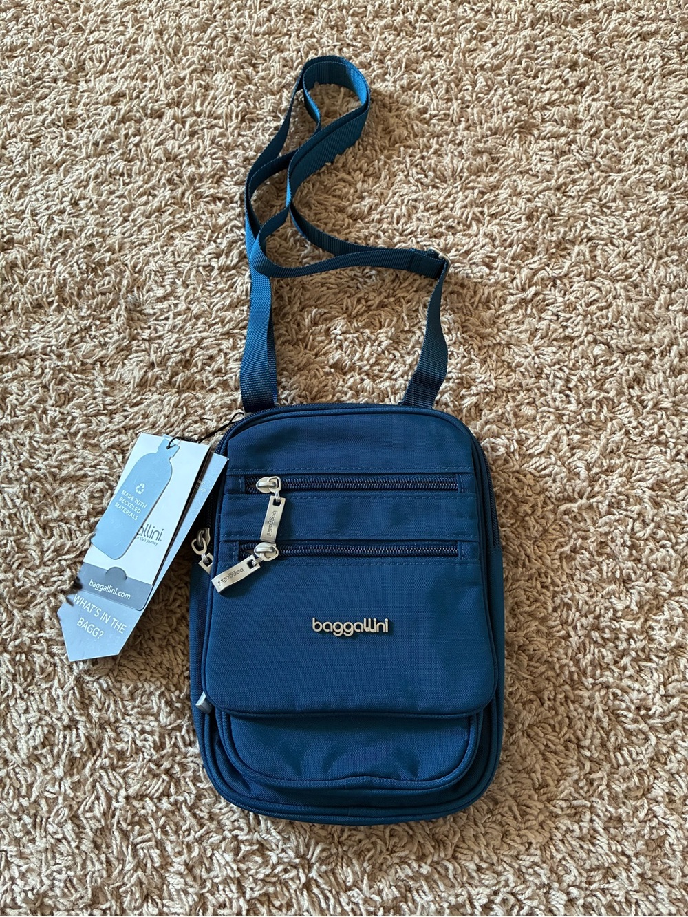 Baggallini RFID Journey Compact Crossbody Bag NWT!